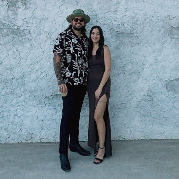 Rios One Shoulder Maxi Dress Brown - Picture 3 of 3